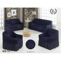 Navy Blue Sofa Cover, image 