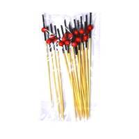 Decoration sticks for sweets / 20 pieces, Color: Black and Red, image 