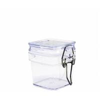 Sahl434 PS Square Jar With Attached Lid 60ml/5 Pieces, image 
