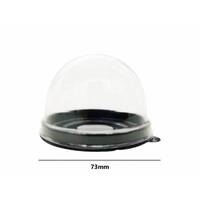 Black base with transparent dome / 20 pieces/pack, image 