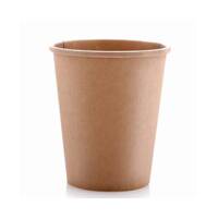 Brown Kraft Paper Cups 9 oz (50 Pieces), image 