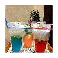 Juice sachets with straws (50 pieces), image 