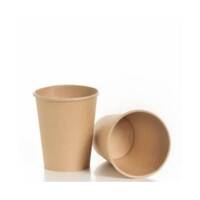 Brown Kraft Paper Cups 7 oz (50 Pieces), image 