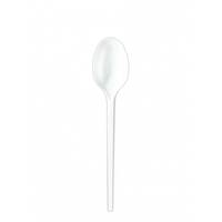 White Plastic Spoon 165 mm / 1000 Pieces, image 