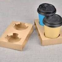 Cup holder two holes brown (50 pieces) in the bundle, image 