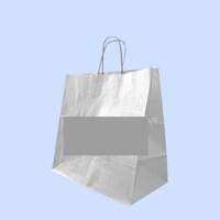 White paper bag size 32 (50 pieces) in the bundle, image 