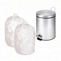 Al Tayyar Trash Bag 8 Gallon/White (280 PCs) Per Bundle, image 