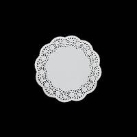 Round Lace Paper 19 cm (100 pcs) in a bundle, image 