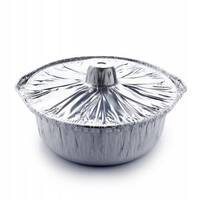 Aluminum Pot With Lid 2700ml Capacity, Size 32.8 x 7.5 cm / 84 Pieces, image 