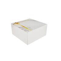 Hotpack White cake boxes 25 x 25 cm size / 100 Pieces, image 