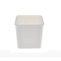 Hotpack white plastic pail 4ltr / 100 Pieces, image 