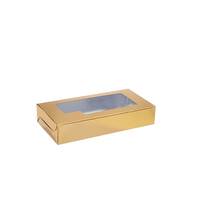 Hotpack Golden paper sweet boxes 20 x 10 cm size / 250 Pieces, image 