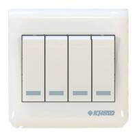LIGHT SWITCH SIZE (4) 7 × 7 KHIND / 100 Pieces, image 
