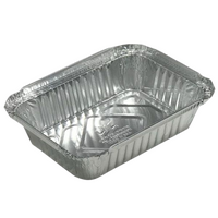Aluminum rectangular container size 1065 with lid / 1000 Pieces, image 