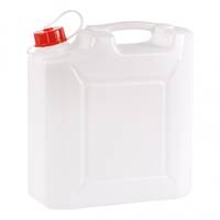Plastic juice gallon with red lid, 5 liters / 12 pieces, image 