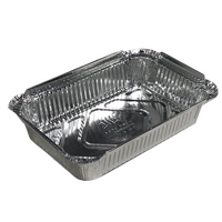Aluminum rectangular container size 360 with lid / 1000 Pieces, image 