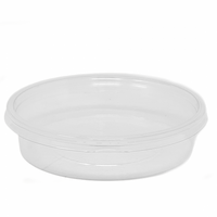 Clear plastic circle container size R10 / 96 Pieces, image 