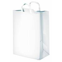 White paper bag with flat handle size 40 / 160 Pieces, image 