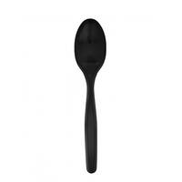 Plastic black spoon / 1000 Pieces, image 
