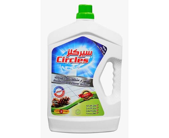 Circles Disinfectant and Cleaner for Floors Pine 3 Liter, image 