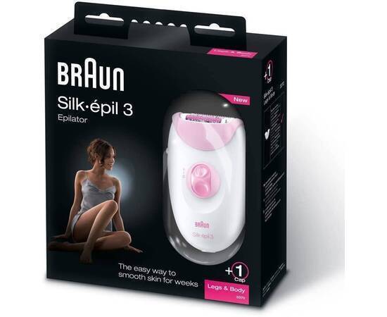 Braun Silk Epil 3 Epilator for Women SE3380, image 