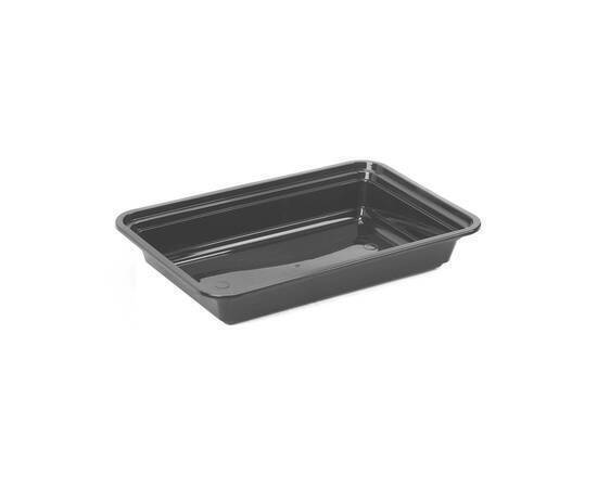 Black Base Rectangular Container 28 oz Base 300 Pieces Only, image 