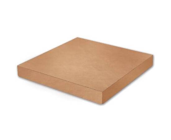 Kraft brown pizza box size 33 x 33 x 4 cm / 50 pieces, image 