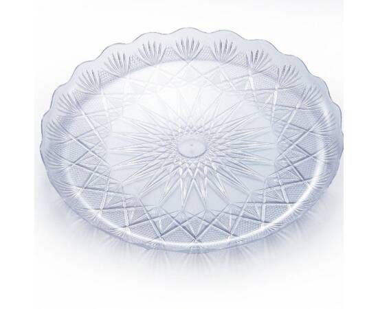 Transparent plastic plate size 18 / 10kg, image 