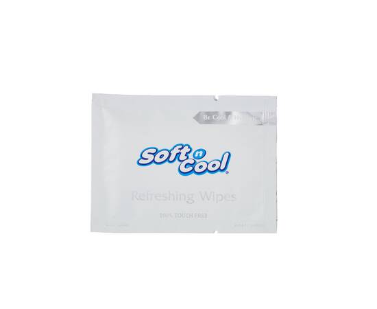 Hotpack Soft n Cool refreshing wipes size 6 x 8 cm / 1000 pieces, image 