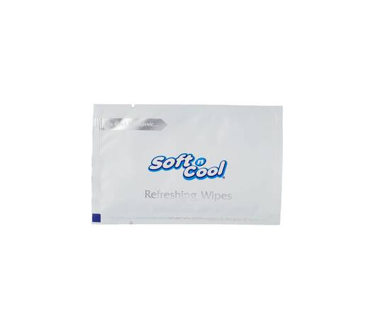 Hotpack Soft n Cool refreshing wipes size 7 x 11 cm / 1000 pieces, image 