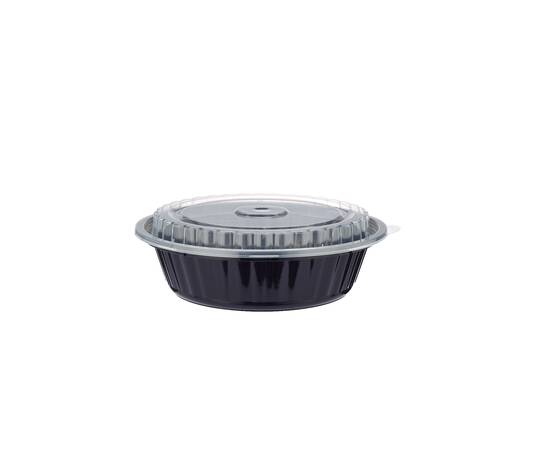 Hotpack circular plastic bowl with lid 24 Oz / 150 Pieces, image 