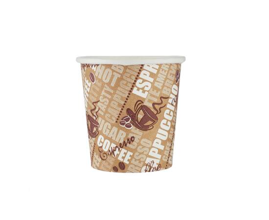 Hotpack Brown paper cups 4 oz (120ml) / 1000 Pieces, image 