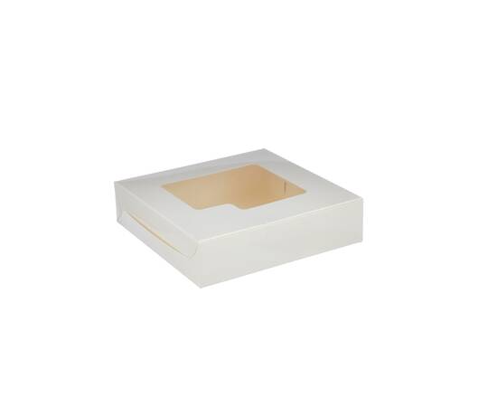 Hotpack White paper sweet boxes 15 x 15 cm size / 250 Pieces, image 