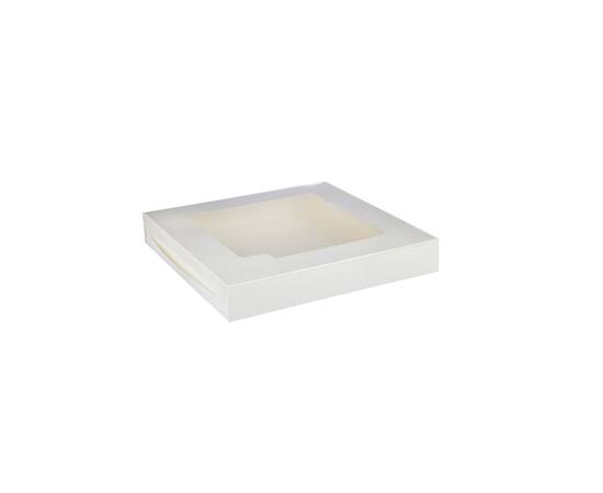Hotpack White paper sweet boxes 25 x 25 cm size / 250 Pieces, image 