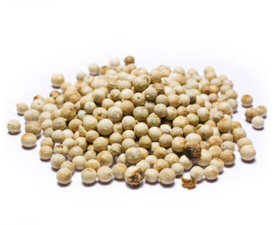 White pepper grains, Weight: 3 Kg, image 
