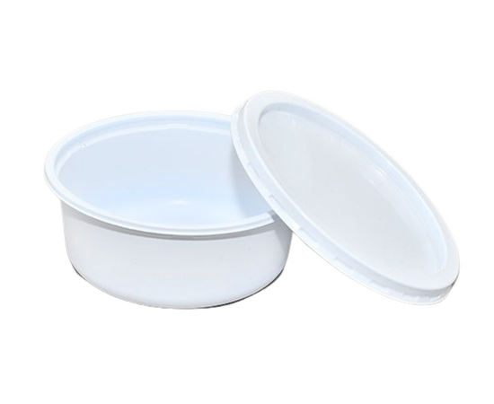 Plastic white bowls size 200cc with rounded base / 1000 Pieces, image 