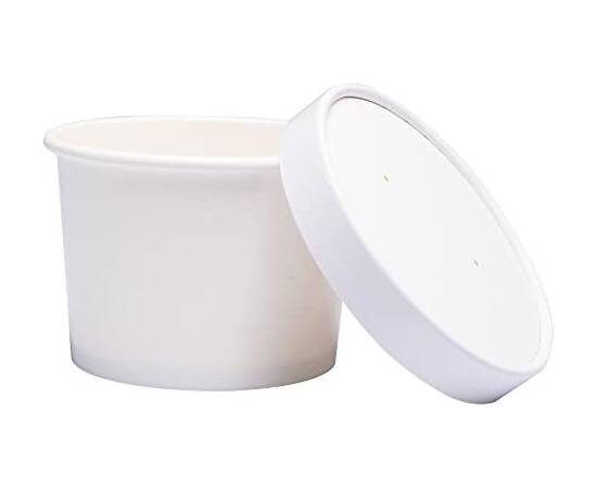 White paper bowls size 12oz / 1000 Pieces, image 