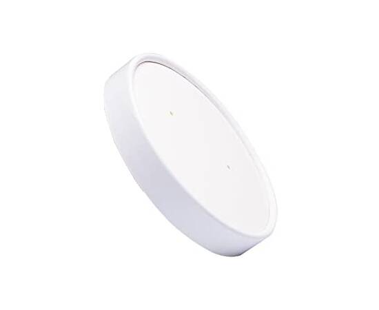 White paper bowl lid size 16/14oz / 1000 Pieces, image 