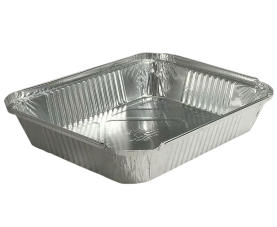 Aluminum rectangular container with lid size 3587 / 100 Pieces, image 