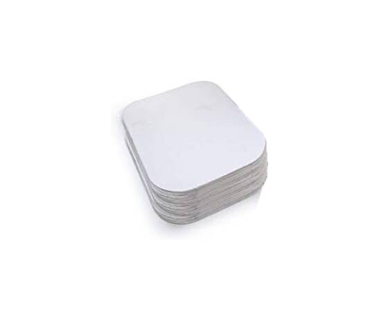 White aluminum container lid size 420 / 1000 Pieces, image 
