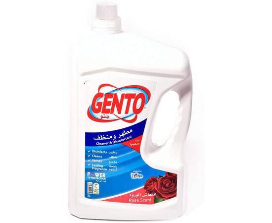 Gento rose cleaner & disinfectant 3L / 6 Pieces, image 