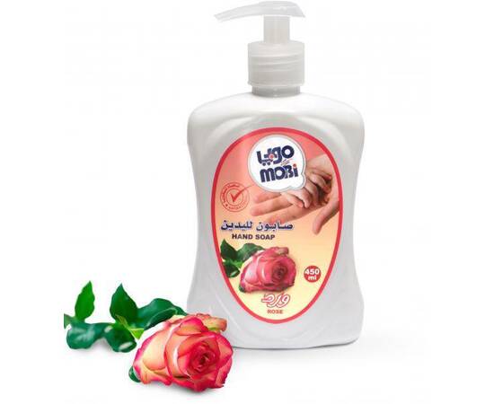 Mobi rose hand soap 450ml / 12 Pieces, image 
