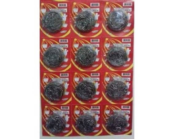 Sky stainless steel rugged scourer / 288 pieces, image 
