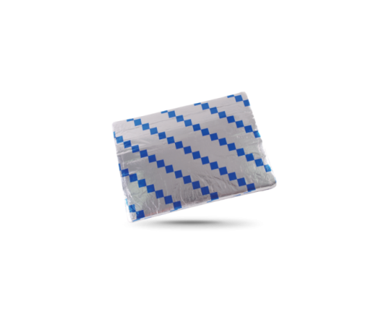Colored aluminum sandwich wrapping paper / 2000 Pieces, Color: Blue, image 