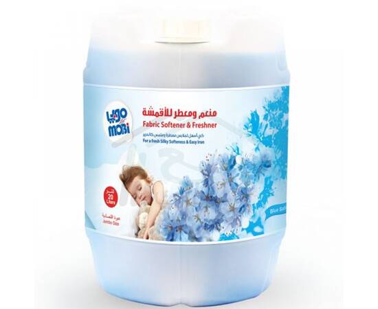 Mobi blue satin fabric softner & freshener 20L, image 