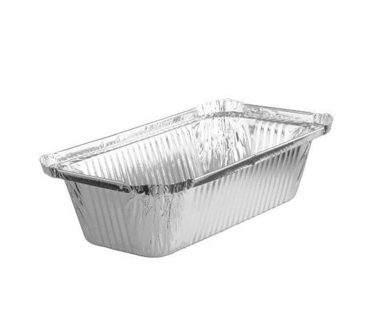 Aluminum rectangular container size 1635 without lid / 800 Pieces, image 